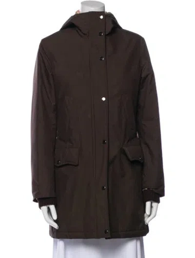 Pre-owned Burberry Parka In Brown