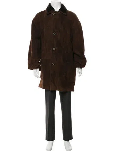Pre-owned Burberry Parka In Brown