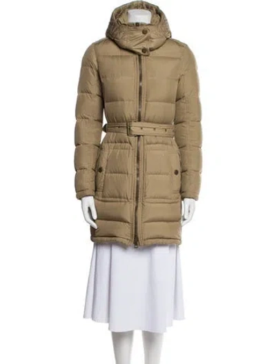 Pre-owned Burberry Parka In Brown