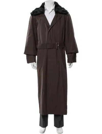 Pre-owned Burberry Parka In Brown