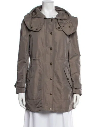 Pre-owned Burberry Parka In Brown