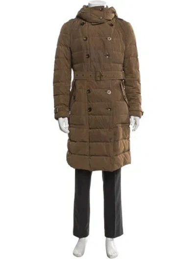 Pre-owned Burberry Parka In Brown