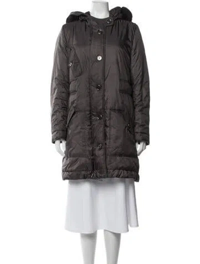 Pre-owned Burberry Parka In Brown