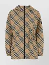 Burberry Parka Drawstring Waist Patterned In Multi