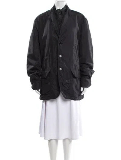 Pre-owned Burberry Parka In Gray