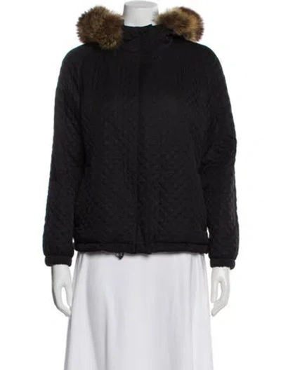 Pre-owned Burberry Parka In Gray