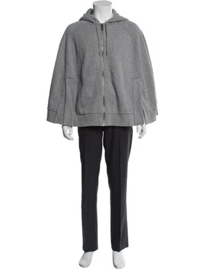 Pre-owned Burberry Parka In Gray