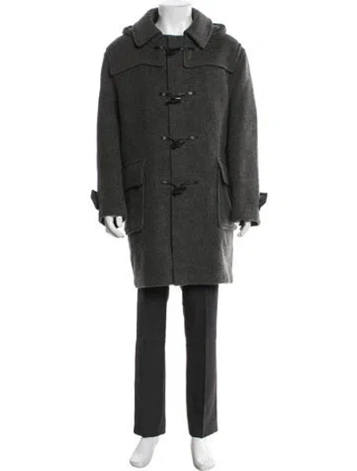 Pre-owned Burberry Parka In Gray