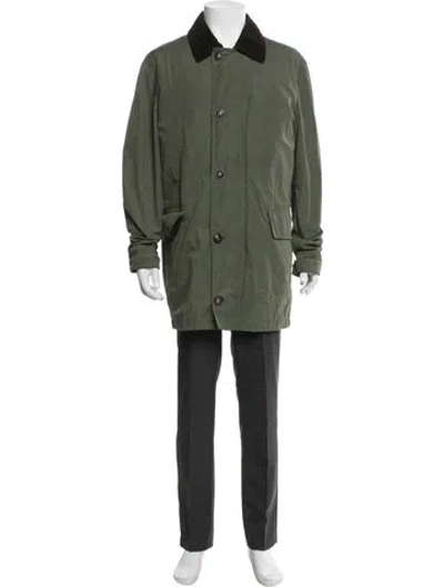 Pre-owned Burberry Parka In Green