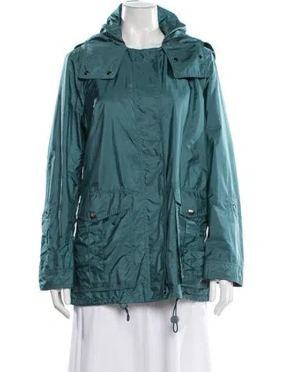 Pre-owned Burberry Parka In Green