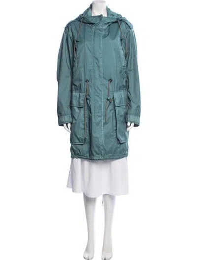 Pre-owned Burberry Parka In Green