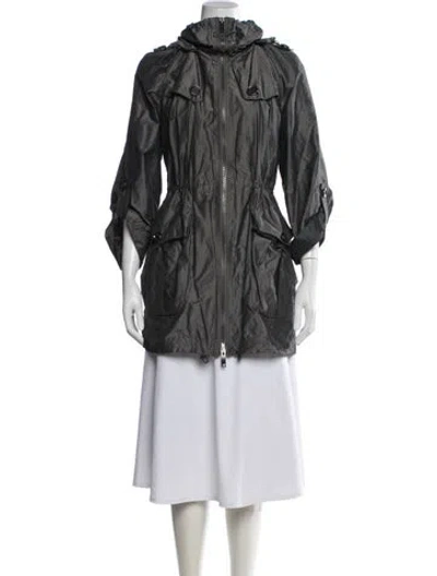 Pre-owned Burberry Parka In Grey