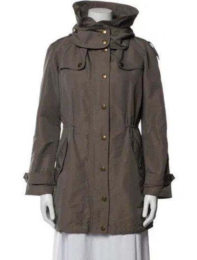 Pre-owned Burberry Parka In Grey