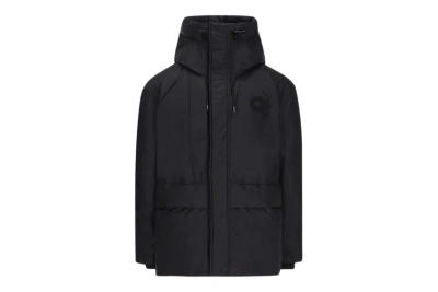 Pre-owned Burberry Parka Hood Down Padded Jacket Black