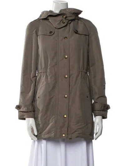 Pre-owned Burberry Parka In Neutral