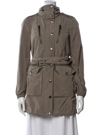 Pre-owned Burberry Parka In Neutrals