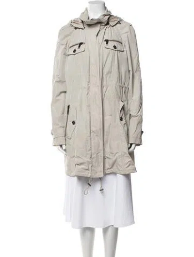 Pre-owned Burberry Parka In Neutrals
