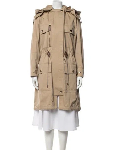 Pre-owned Burberry Parka In Neutrals