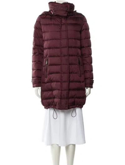 Pre-owned Burberry Parka In Purple