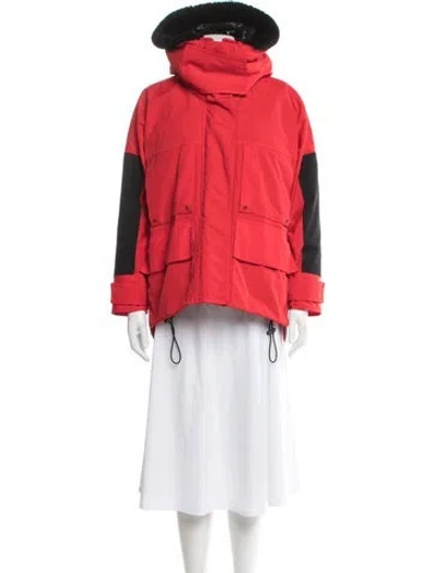 Pre-owned Burberry Parka In Red