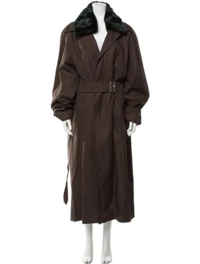 Pre-owned Burberry Parka W/ Tags In Brown