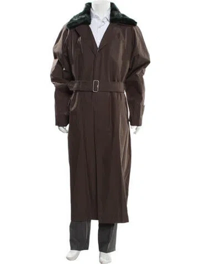 Pre-owned Burberry Parka W/ Tags In Green