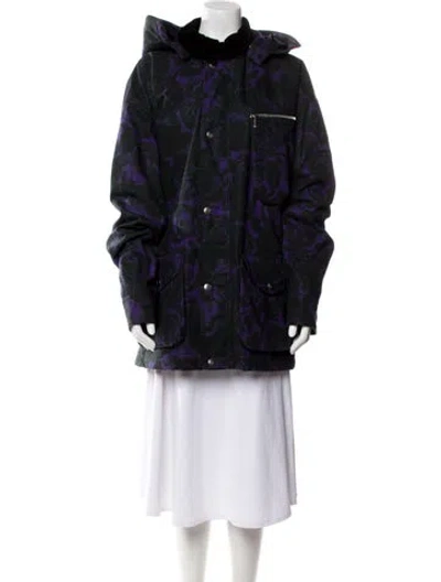 Pre-owned Burberry Parka W/ Tags In Purple