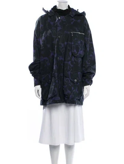 Pre-owned Burberry Parka W/ Tags In Purple