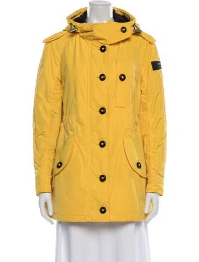 Pre-owned Burberry Parka In Yellow