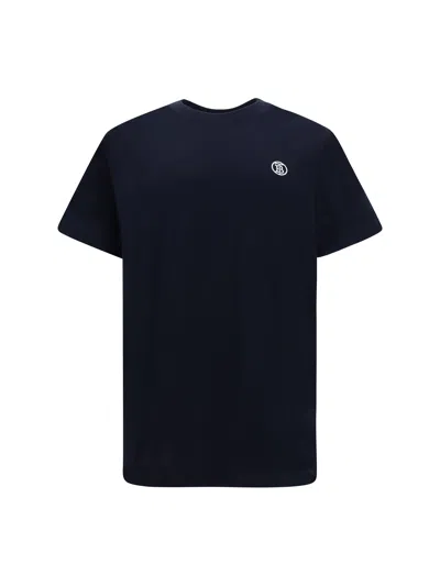 Burberry Parker T-shirt In Coal Blue