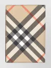 Burberry Passport Holder Folded Checkered Pattern