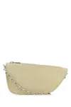 Burberry Pastel Green Leather Micro Shield Crossbody Bag