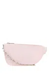 Burberry Mini Pink Leather Micro Shield Shoulder Handbag