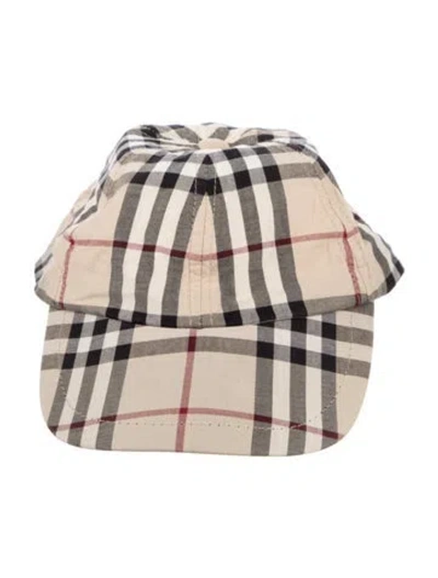 Pre-owned Burberry Pattern Baseball Cap In Neutral