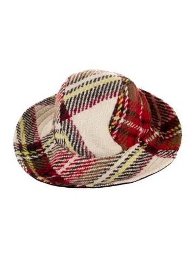 Pre-owned Burberry Pattern Bucket Hat In Neutral
