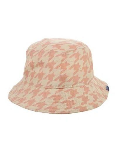 Pre-owned Burberry Pattern Printed Bucket Hat In Neutral