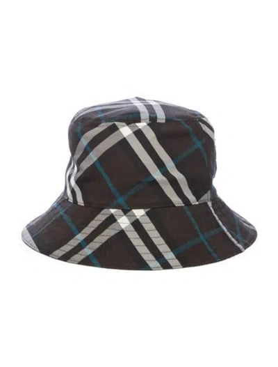 Pre-owned Burberry Patterned Bucket Hat In Brown