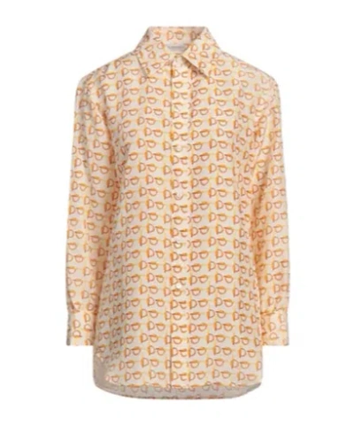 Burberry Patterned Shirts  Blouses In Yellow
