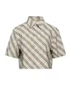 Burberry Patterned Shirts  Blouses In Gray