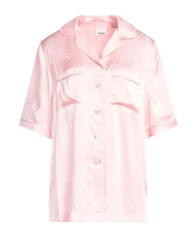 Burberry Patterned Shirts Blouses In Pink