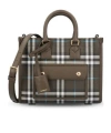 Burberry Patterned Tote Bag In Black