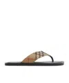 Burberry Pavilion Check​ Sandal In Green