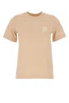 Burberry Women Peach Cotton T-shirt