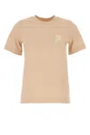 Burberry Women's Peach Cotton T-shirt