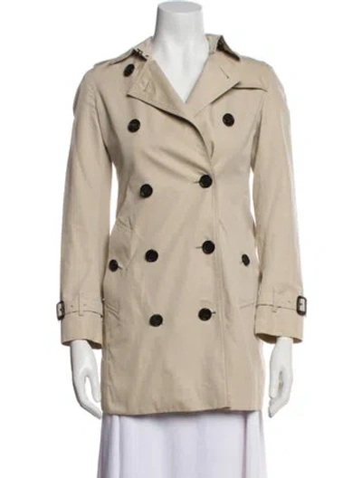 Pre-owned Burberry Peacoat In Neutral