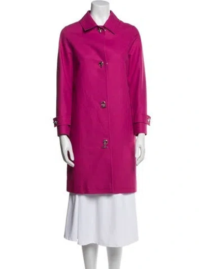 Pre-owned Burberry Peacoat In Pink