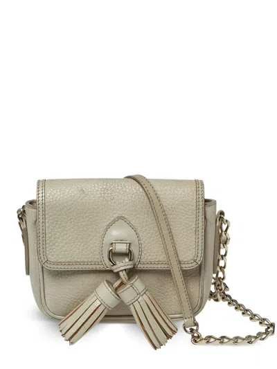Pre-owned Burberry Pebbled Leather Cross Body Bag