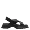 Burberry Pebbled Leather Sandals