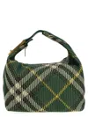 Burberry Embroidered Nylon Mini Peg Handbag