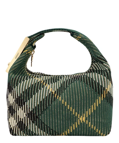 Burberry Peg Hobo Bag In Green